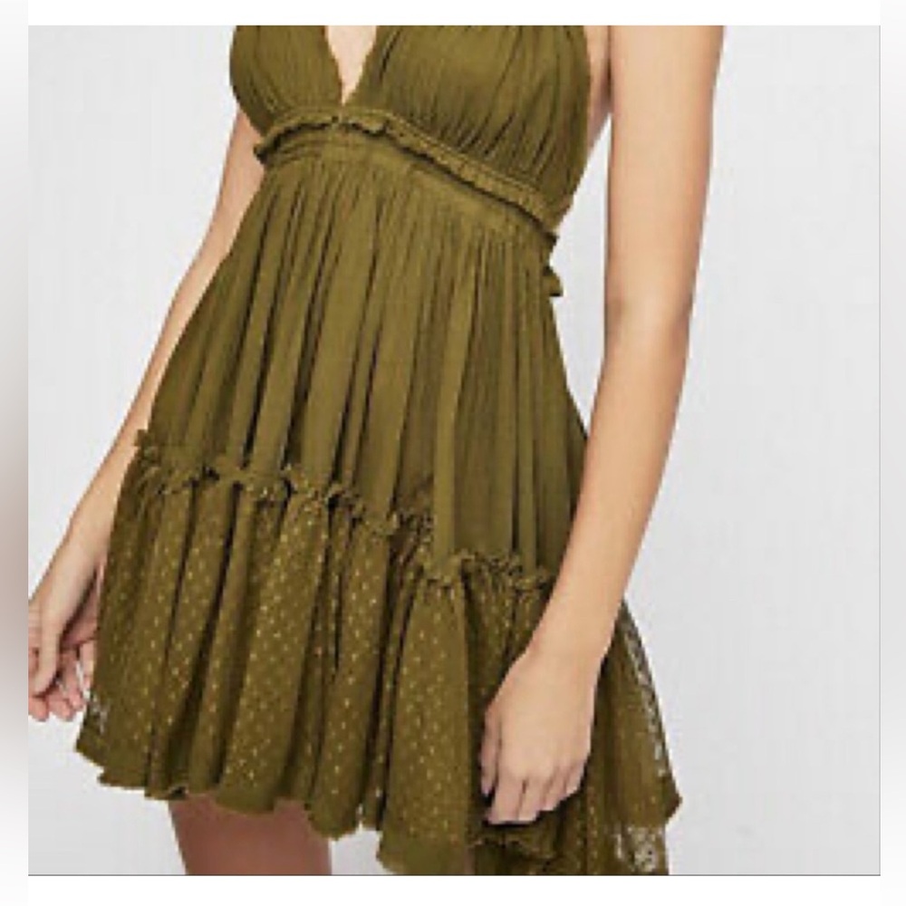 Free People Olive Mini Dress